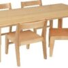Rectangular Wooden Kids Table for Classrooms
