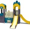 Playhouse with Double Slides Play Set for Kids