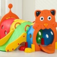Cat Tunnel with Slide Play Set for Kids