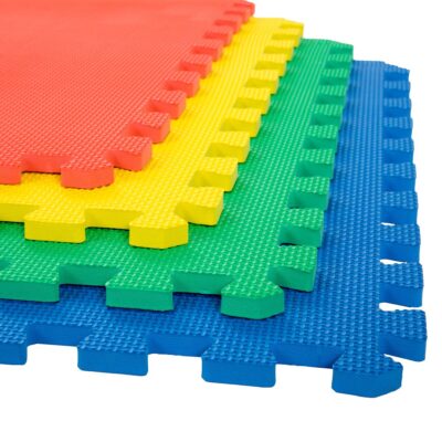EVA Foam Interlocking Play Mat Tiles 4 Pieces