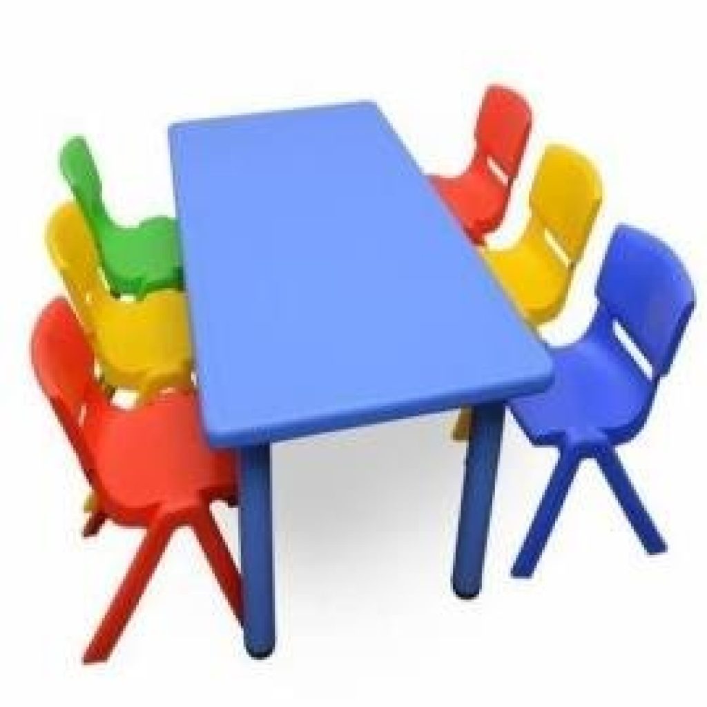 Rectangular Plastic Kids Table for Classrooms