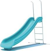 Pool Slide with Metal Ladder for Kids