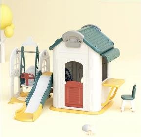 Playhouse with Slide & Swing Activity Set