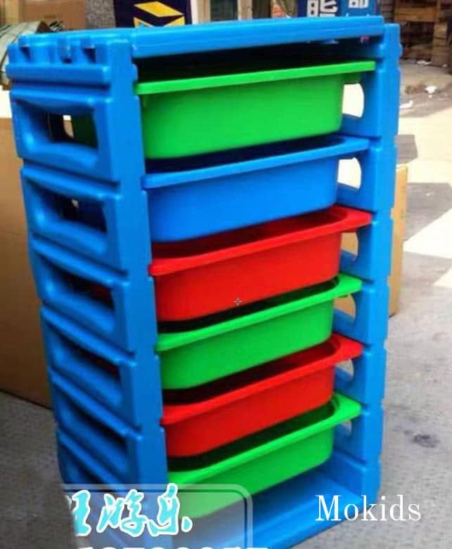 Multifunction Tray Shelf with Colour Bins