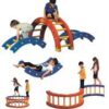 Kids Climbing Ladder & Arch Bridge Play Set