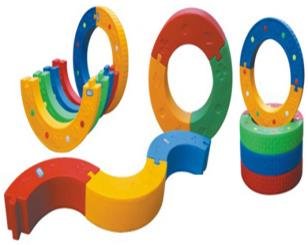 Outdoor Ring Tunnel Playset Climbing Frames