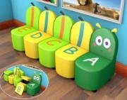 Soft Play Caterpillar Seating Set with Letters