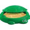 Turtle Outdoor Sandbox with Lid for Kids