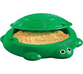 Turtle Outdoor Sandbox with Lid for Kids