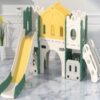L-Shaped Stair Slide with Fully Closed Steps