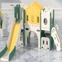 L-Shaped Stair Slide with Fully Closed Steps