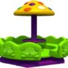 Children's Merry Go Round with Rabbit Seats & Canopy