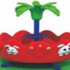 Children's Merry Go Round with Rabbit Seats & Palm Canopy