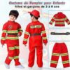 Fireman Costume Set for Kids Role Play Dress Up